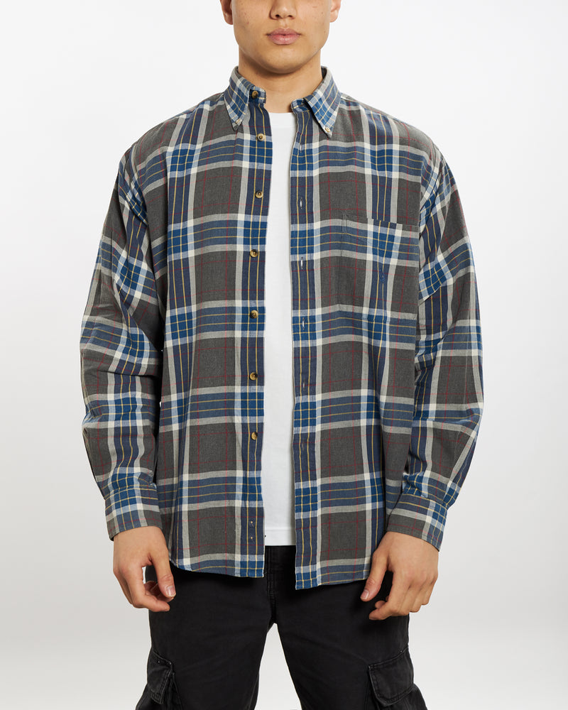 Vintage 90s Nautica Flannelette Button Up Shirt <br>L , The Real Deal , newtown, sydney, australia, thrift store, opshop, preloved, secondhand, sustainable, retro, antique, 70s, 80s, 90s, 2000s, 00s, fashion, clothing, streetwear, trendy, garment, style, boutique, store, shop, archive, sale, cheap, best, top