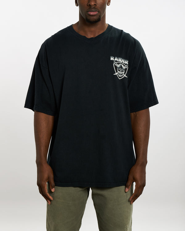 Vintage NFL Oakland Raiders Tee <br>XL , The Real Deal , newtown, sydney, australia, thrift store, opshop, preloved, secondhand, sustainable, retro, antique, 70s, 80s, 90s, 2000s, 00s, fashion, clothing, streetwear, trendy, garment, style, boutique, store, shop, archive, sale, cheap, best, top