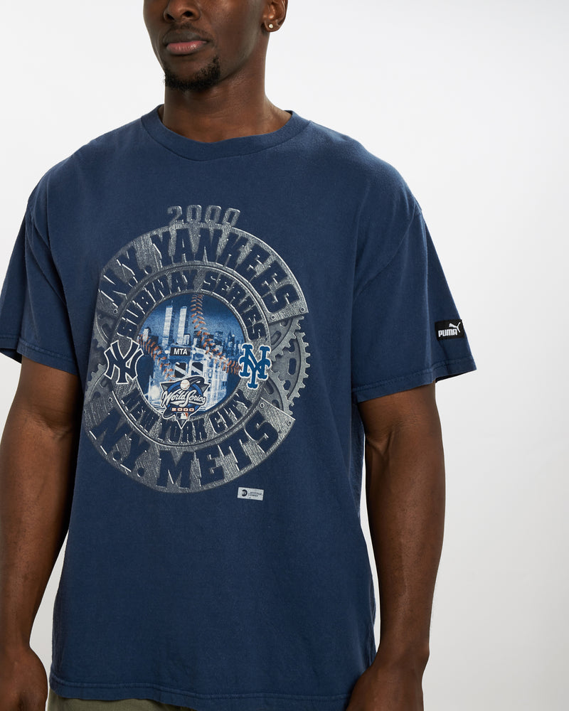 Vintage MLB New York Yankees Tee <br>L , The Real Deal , newtown, sydney, australia, thrift store, opshop, preloved, secondhand, sustainable, retro, antique, 70s, 80s, 90s, 2000s, 00s, fashion, clothing, streetwear, trendy, garment, style, boutique, store, shop, archive, sale, cheap, best, top