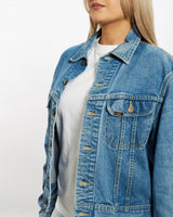 Vintage 80s Lee Denim Jacket <br>XS , The Real Deal , newtown, sydney, australia, thrift store, opshop, preloved, secondhand, sustainable, retro, antique, 70s, 80s, 90s, 2000s, 00s, fashion, clothing, streetwear, trendy, garment, style, boutique, store, shop, archive, sale, cheap, best, top
