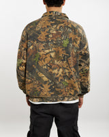 Vintage Real Tree Camo Quarter Zip Sweatshirt <br>L