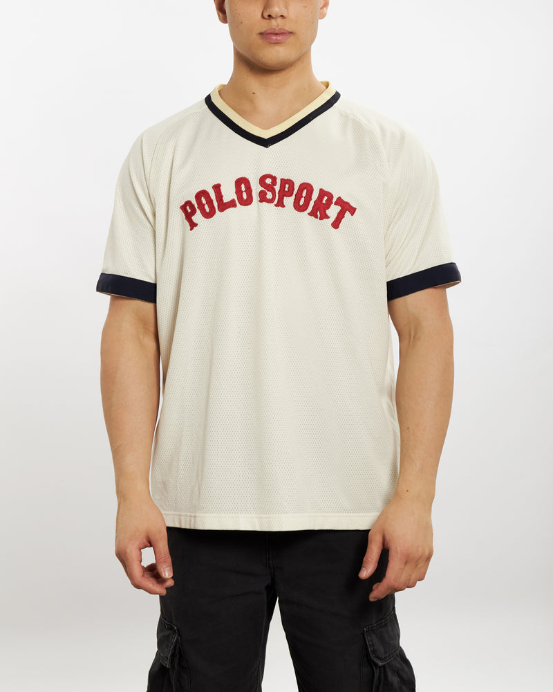 Vintage 90s Ralph Lauren Polo Sport Jersey <br>L , The Real Deal , newtown, sydney, australia, thrift store, opshop, preloved, secondhand, sustainable, retro, antique, 70s, 80s, 90s, 2000s, 00s, fashion, clothing, streetwear, trendy, garment, style, boutique, store, shop, archive, sale, cheap, best, top