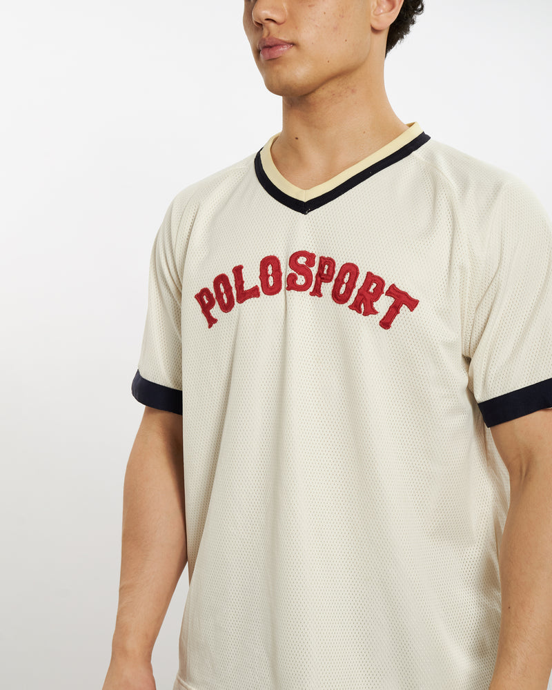 Vintage 90s Ralph Lauren Polo Sport Jersey <br>L , The Real Deal , newtown, sydney, australia, thrift store, opshop, preloved, secondhand, sustainable, retro, antique, 70s, 80s, 90s, 2000s, 00s, fashion, clothing, streetwear, trendy, garment, style, boutique, store, shop, archive, sale, cheap, best, top