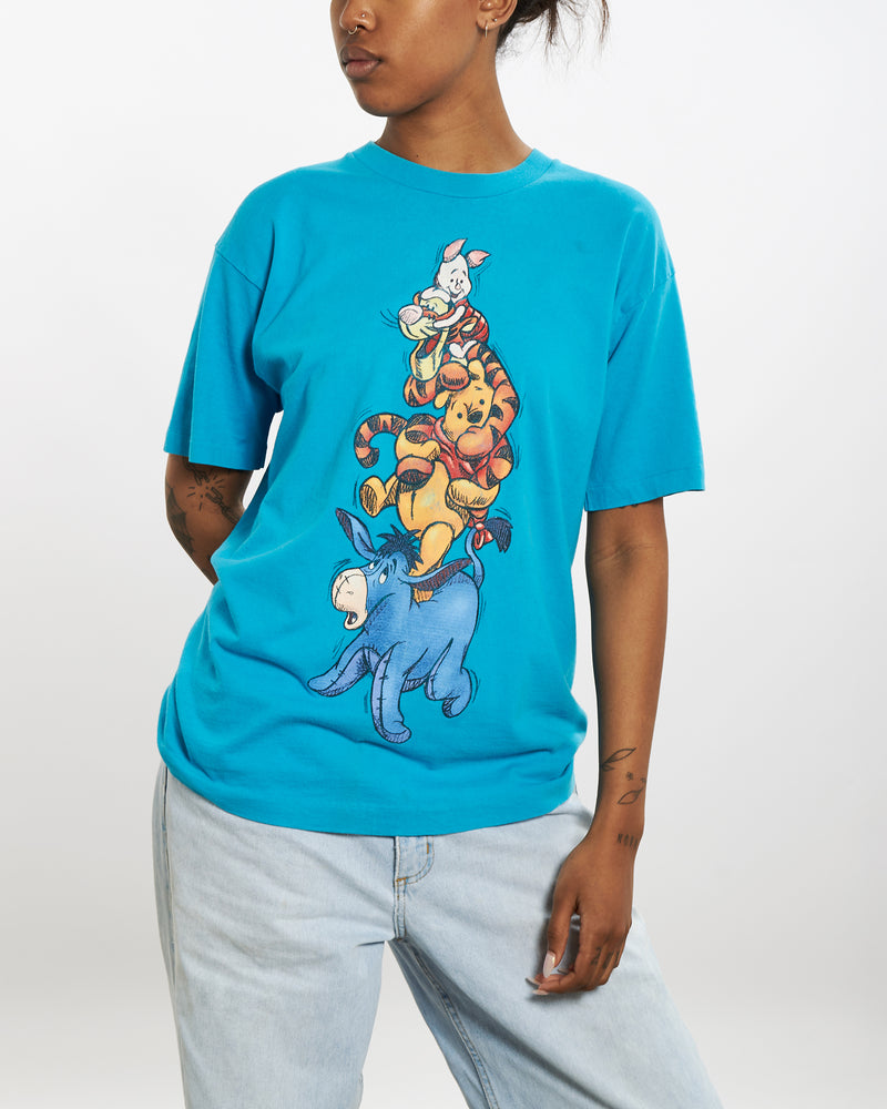 Vintage 90s Winnie The Pooh Tee <br>M , The Real Deal , newtown, sydney, australia, thrift store, opshop, preloved, secondhand, sustainable, retro, antique, 70s, 80s, 90s, 2000s, 00s, fashion, clothing, streetwear, trendy, garment, style, boutique, store, shop, archive, sale, cheap, best, top