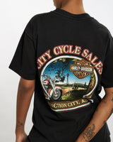 Vintage 90s Harley Davidson Tee <br>M , The Real Deal , newtown, sydney, australia, thrift store, opshop, preloved, secondhand, sustainable, retro, antique, 70s, 80s, 90s, 2000s, 00s, fashion, clothing, streetwear, trendy, garment, style, boutique, store, shop, archive, sale, cheap, best, top