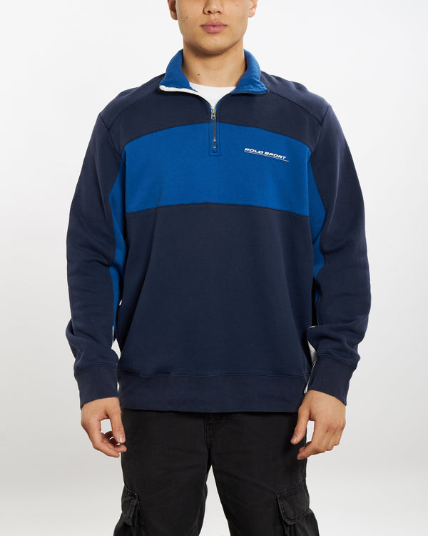 90s Ralph Lauren Polo Sport Quarter Zip Sweatshirt <br>L