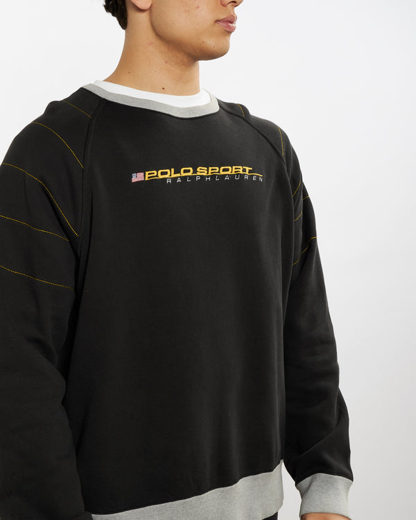 90s Ralph Lauren Polo Sport Sweatshirt <br>L