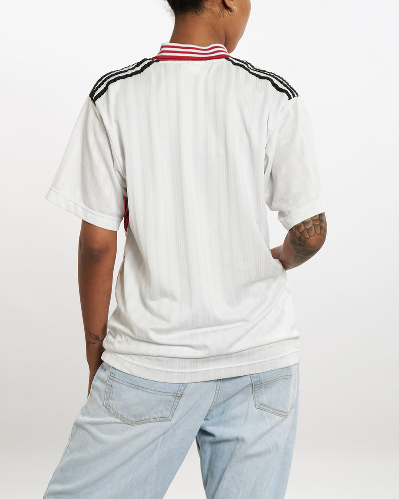 Vintage 90s Adidas Jersey <br>M , The Real Deal , newtown, sydney, australia, thrift store, opshop, preloved, secondhand, sustainable, retro, antique, 70s, 80s, 90s, 2000s, 00s, fashion, clothing, streetwear, trendy, garment, style, boutique, store, shop, archive, sale, cheap, best, top