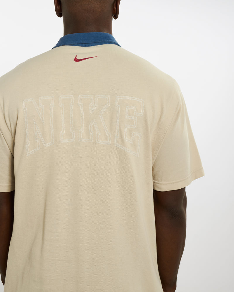 Vintage 90s Nike Polo Shirt <br>XXL , The Real Deal , newtown, sydney, australia, thrift store, opshop, preloved, secondhand, sustainable, retro, antique, 70s, 80s, 90s, 2000s, 00s, fashion, clothing, streetwear, trendy, garment, style, boutique, store, shop, archive, sale, cheap, best, top