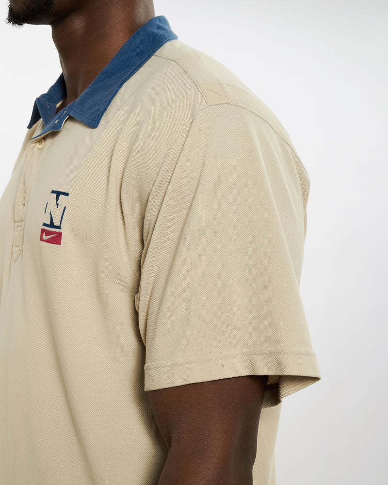 Vintage 90s Nike Polo Shirt <br>XXL , The Real Deal , newtown, sydney, australia, thrift store, opshop, preloved, secondhand, sustainable, retro, antique, 70s, 80s, 90s, 2000s, 00s, fashion, clothing, streetwear, trendy, garment, style, boutique, store, shop, archive, sale, cheap, best, top