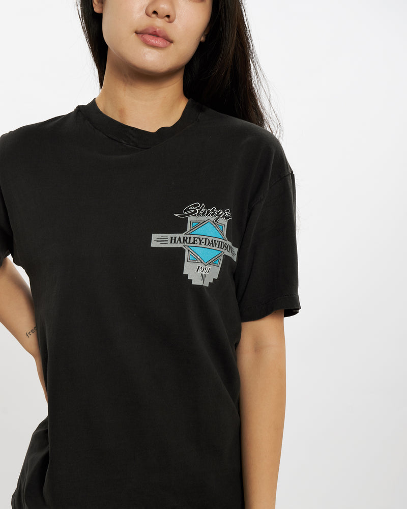 Vintage Harley Davidson Tee <br>S , The Real Deal , newtown, sydney, australia, thrift store, opshop, preloved, secondhand, sustainable, retro, antique, 70s, 80s, 90s, 2000s, 00s, fashion, clothing, streetwear, trendy, garment, style, boutique, store, shop, archive, sale, cheap, best, top