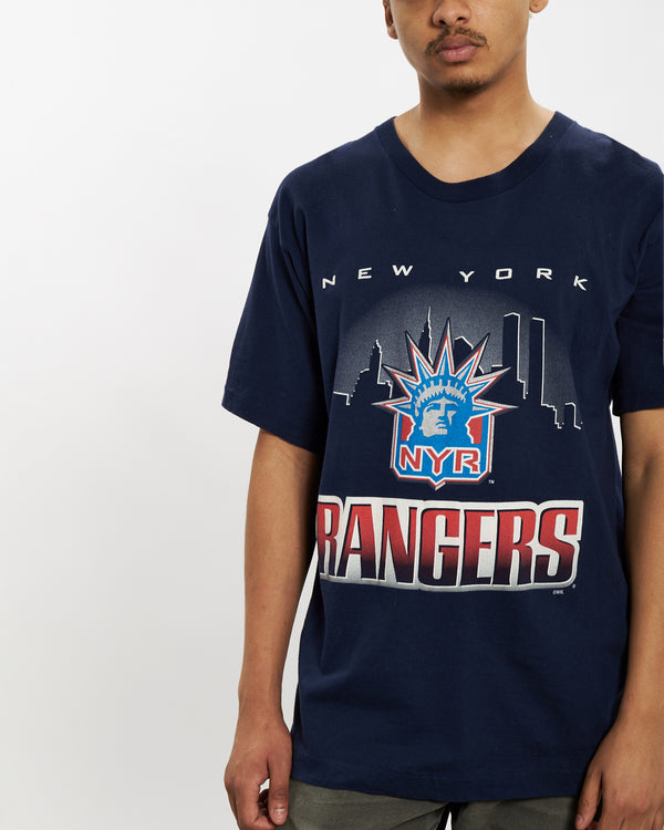 90s NHL New York Rangers Tee <br>M