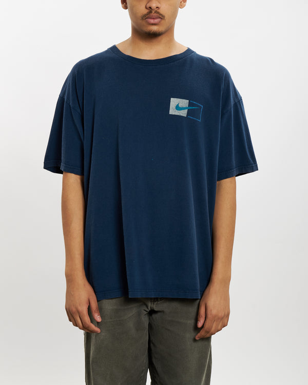 Vintage 90s Nike Tee <br>L , The Real Deal , newtown, sydney, australia, thrift store, opshop, preloved, secondhand, sustainable, retro, antique, 70s, 80s, 90s, 2000s, 00s, fashion, clothing, streetwear, trendy, garment, style, boutique, store, shop, archive, sale, cheap, best, top