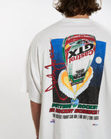 Vintage Deadstock Racing Tee <br>XL , The Real Deal , newtown, sydney, australia, thrift store, opshop, preloved, secondhand, sustainable, retro, antique, 70s, 80s, 90s, 2000s, 00s, fashion, clothing, streetwear, trendy, garment, style, boutique, store, shop, archive, sale, cheap, best, top