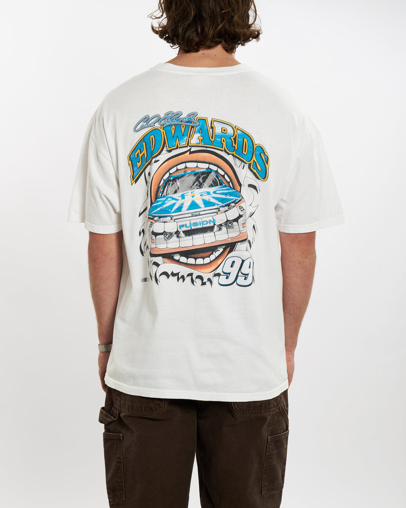 Vintage 1999 NASCAR Racing Tee <br>L , The Real Deal , newtown, sydney, australia, thrift store, opshop, preloved, secondhand, sustainable, retro, antique, 70s, 80s, 90s, 2000s, 00s, fashion, clothing, streetwear, trendy, garment, style, boutique, store, shop, archive, sale, cheap, best, top