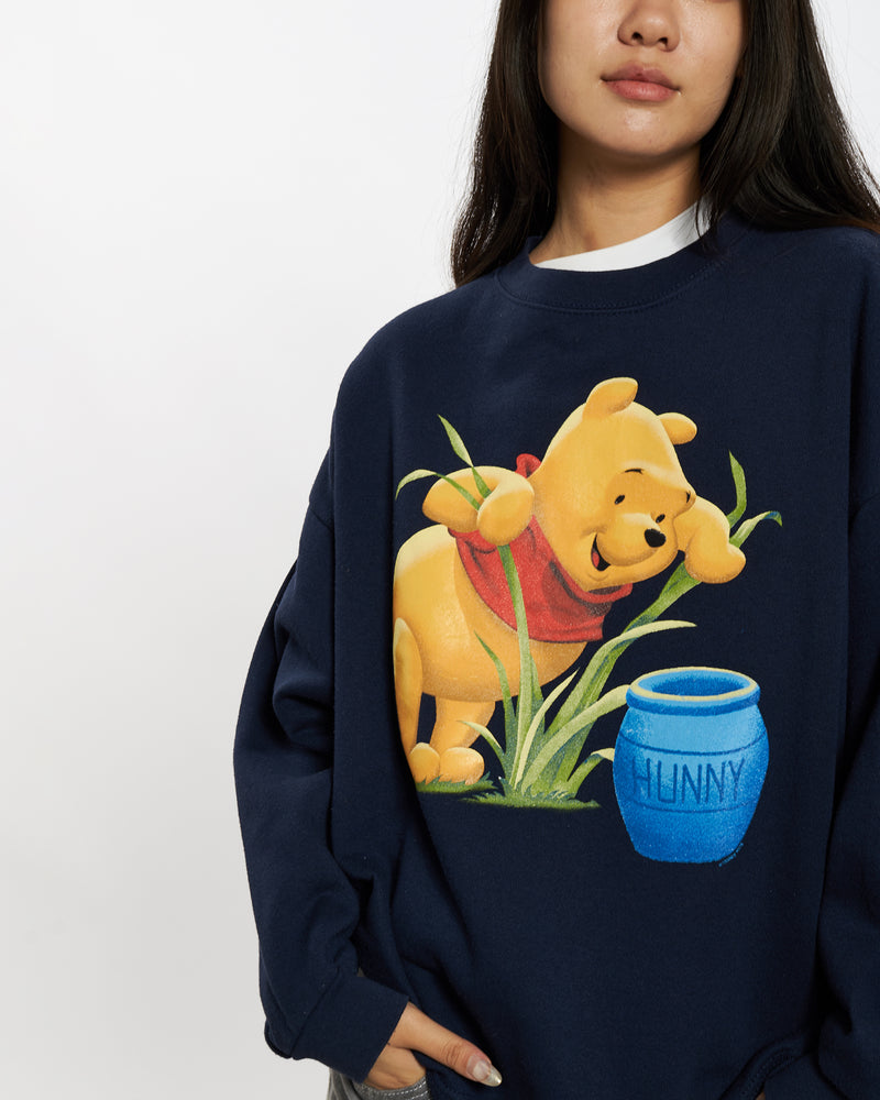 Vintage 90s Winnie The Pooh Sweatshirt <br>M , The Real Deal , newtown, sydney, australia, thrift store, opshop, preloved, secondhand, sustainable, retro, antique, 70s, 80s, 90s, 2000s, 00s, fashion, clothing, streetwear, trendy, garment, style, boutique, store, shop, archive, sale, cheap, best, top