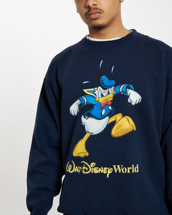 90s Disney Donald Duck Sweatshirt <br>L