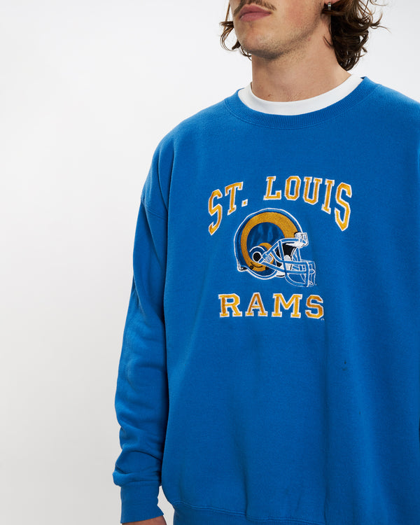 90s NFL St. Louis Rams Sweatshirt <br>XL