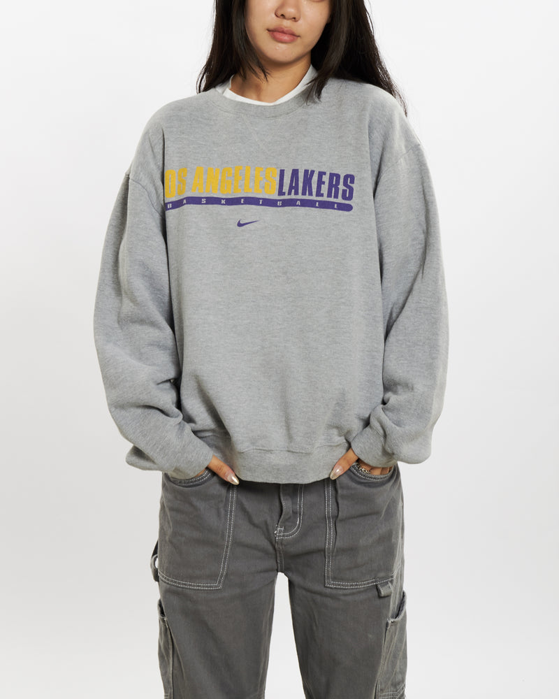 90s Nike NBA Los Angeles Lakers Sweatshirt <br>M