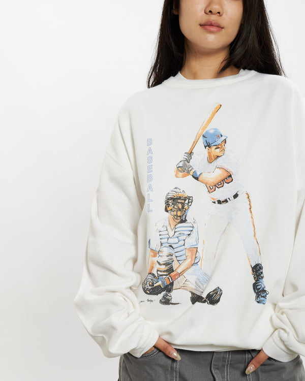80s Baseball Sweatshirt <br>M