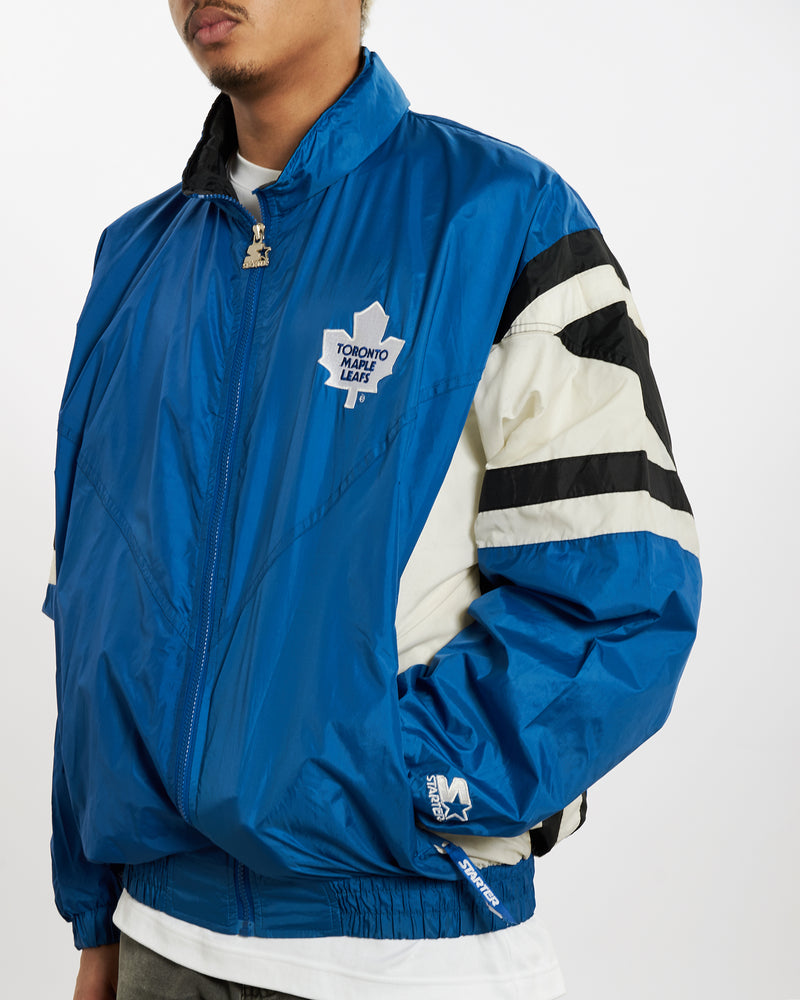 90s NHL Toronto Maple Leafs Starter Jacket <br>L