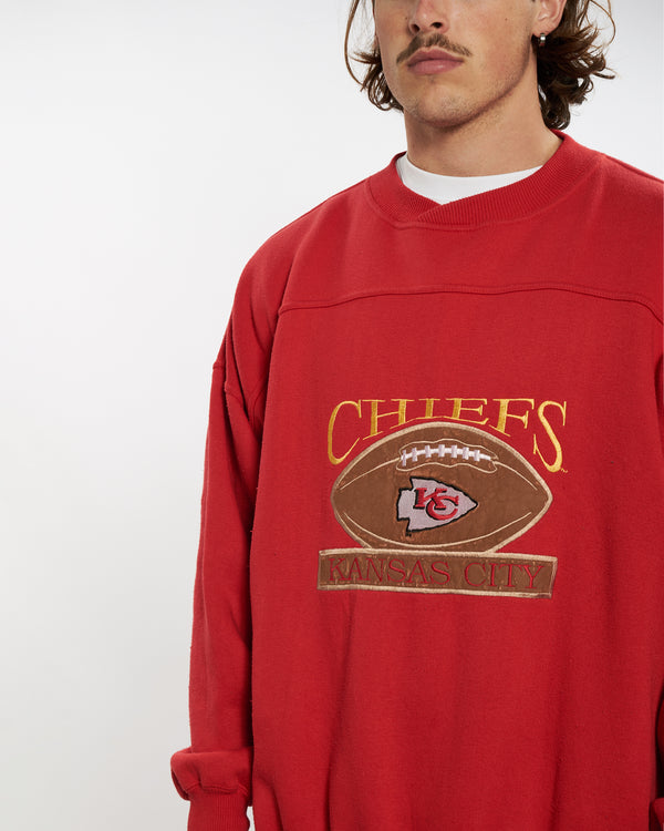 90s NFL Kansas City Chiefs Sweatshirt <br>L