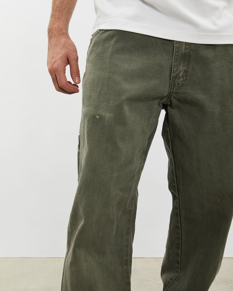 Vintage Dickies Carpenter Pants <br>35" , The Real Deal , newtown, sydney, australia, thrift store, opshop, preloved, secondhand, sustainable, retro, antique, 70s, 80s, 90s, 2000s, 00s, fashion, clothing, streetwear, trendy, garment, style, boutique, store, shop, archive, sale, cheap, best, top