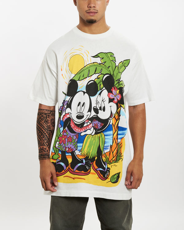Vintage 90s Micky and Minnie Mouse Tee <br>XL , The Real Deal , newtown, sydney, australia, thrift store, opshop, preloved, secondhand, sustainable, retro, antique, 70s, 80s, 90s, 2000s, 00s, fashion, clothing, streetwear, trendy, garment, style, boutique, store, shop, archive, sale, cheap, best, top