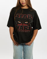 Vintage 90s Star Wars 'Episode 1' Tee <br>XS , The Real Deal , newtown, sydney, australia, thrift store, opshop, preloved, secondhand, sustainable, retro, antique, 70s, 80s, 90s, 2000s, 00s, fashion, clothing, streetwear, trendy, garment, style, boutique, store, shop, archive, sale, cheap, best, top