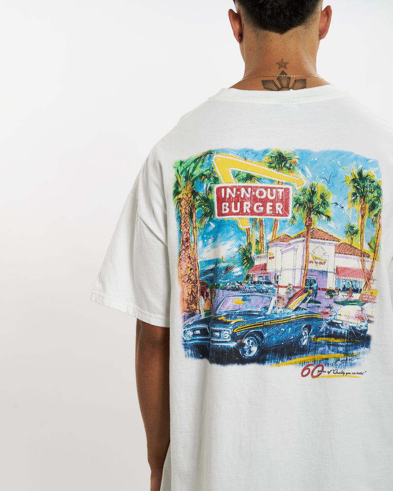 90s In N Out Burger Tee <br>XL