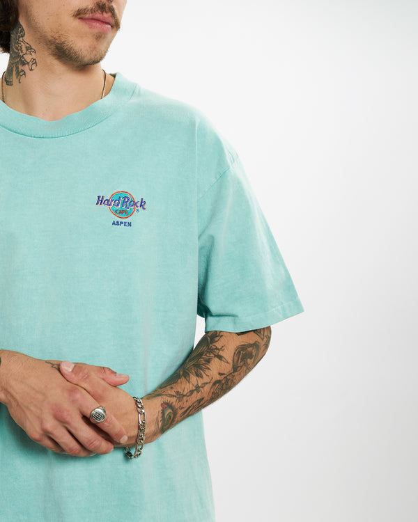 90s Hard Rock Cafe Embroidered Tee <br>XL