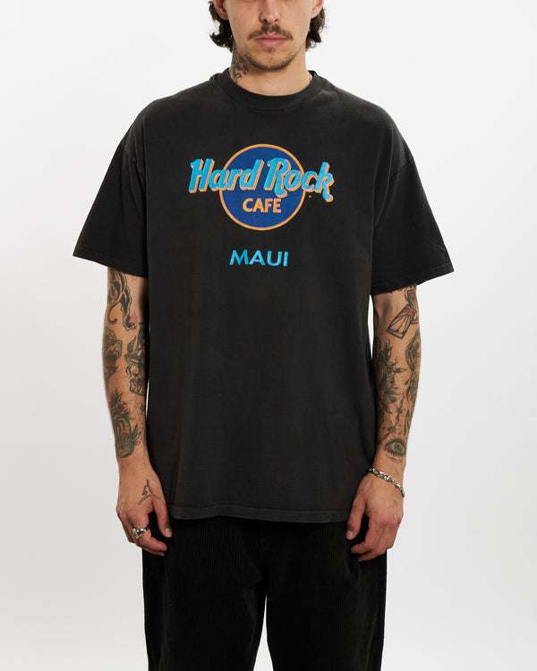 90s Hard Rock Cafe 'Maui' Tee <br>L