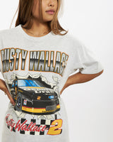 Vintage 90s Wallace Racing Tee <br>S , The Real Deal , newtown, sydney, australia, thrift store, opshop, preloved, secondhand, sustainable, retro, antique, 70s, 80s, 90s, 2000s, 00s, fashion, clothing, streetwear, trendy, garment, style, boutique, store, shop, archive, sale, cheap, best, top