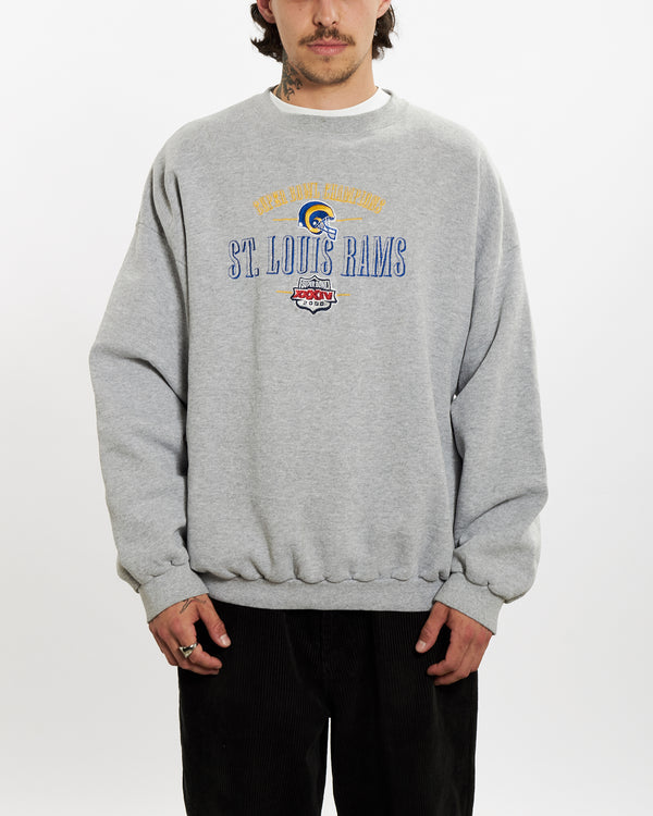Vintage NFL St Louis Rams 'Super Bowl' Sweatshirt <br>L