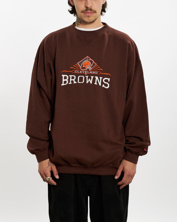 90s NFL Cleveland Browns Sweatshirt <br>XL