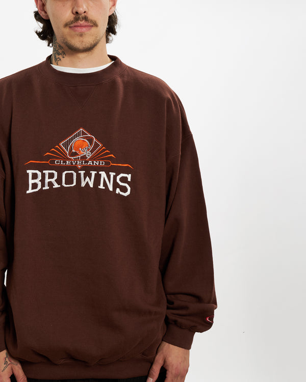 90s NFL Cleveland Browns Sweatshirt <br>XL