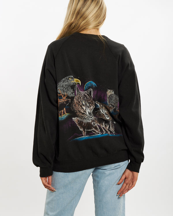 90s Wildlife Sweatshirt <br>M