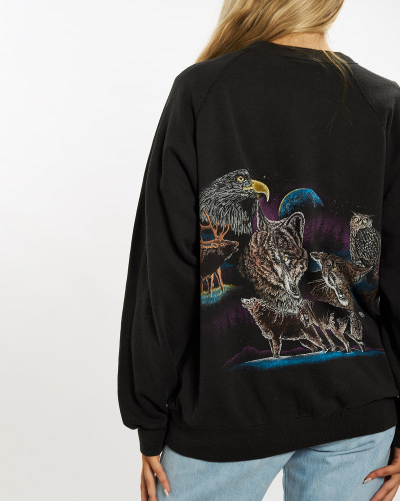 90s Wildlife Sweatshirt <br>M