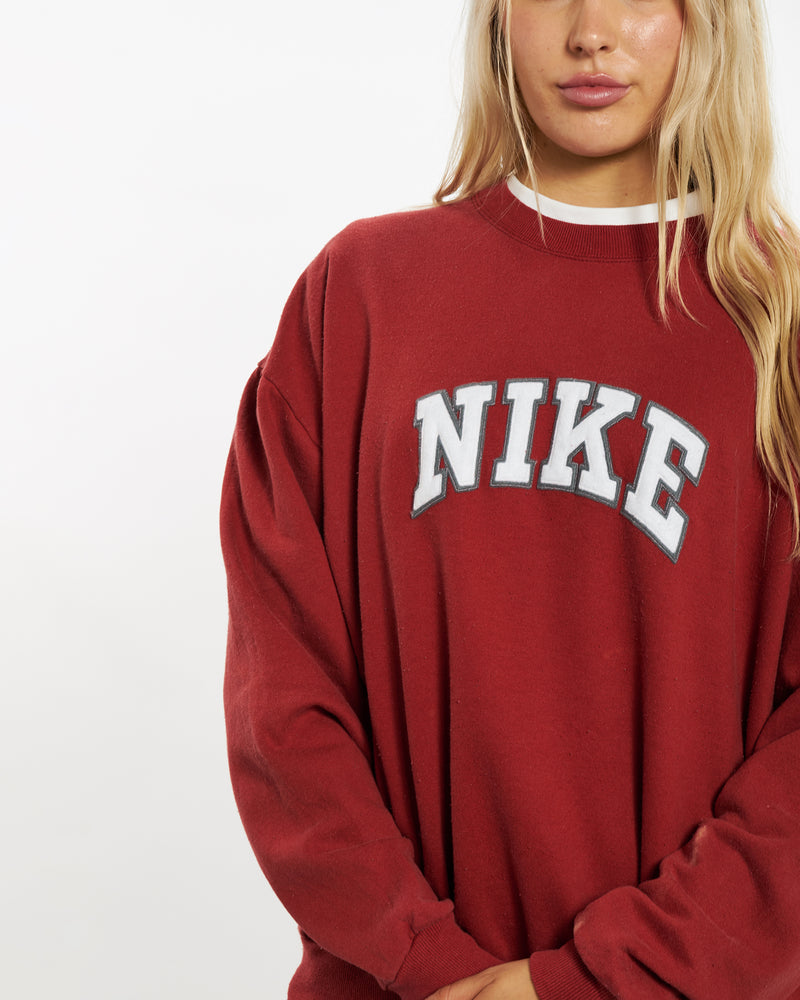 Vintage 90s Nike Sweatshirt <br>M , The Real Deal , newtown, sydney, australia, thrift store, opshop, preloved, secondhand, sustainable, retro, antique, 70s, 80s, 90s, 2000s, 00s, fashion, clothing, streetwear, trendy, garment, style, boutique, store, shop, archive, sale, cheap, best, top