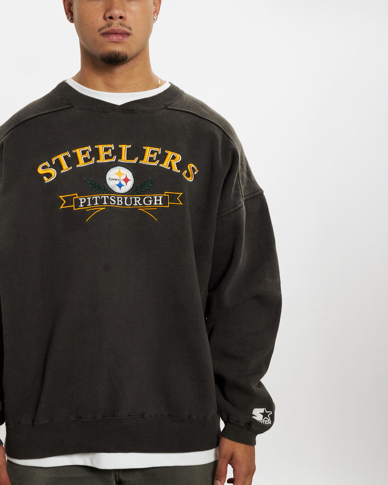 90s NFL Pittsburgh Steelers Sweatshirt <br>XL