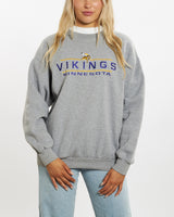 Vintage 90s NFL Minnesota Vikings Sweatshirt <br>M , The Real Deal , newtown, sydney, australia, thrift store, opshop, preloved, secondhand, sustainable, retro, antique, 70s, 80s, 90s, 2000s, 00s, fashion, clothing, streetwear, trendy, garment, style, boutique, store, shop, archive, sale, cheap, best, top
