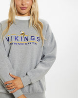 Vintage 90s NFL Minnesota Vikings Sweatshirt <br>M , The Real Deal , newtown, sydney, australia, thrift store, opshop, preloved, secondhand, sustainable, retro, antique, 70s, 80s, 90s, 2000s, 00s, fashion, clothing, streetwear, trendy, garment, style, boutique, store, shop, archive, sale, cheap, best, top