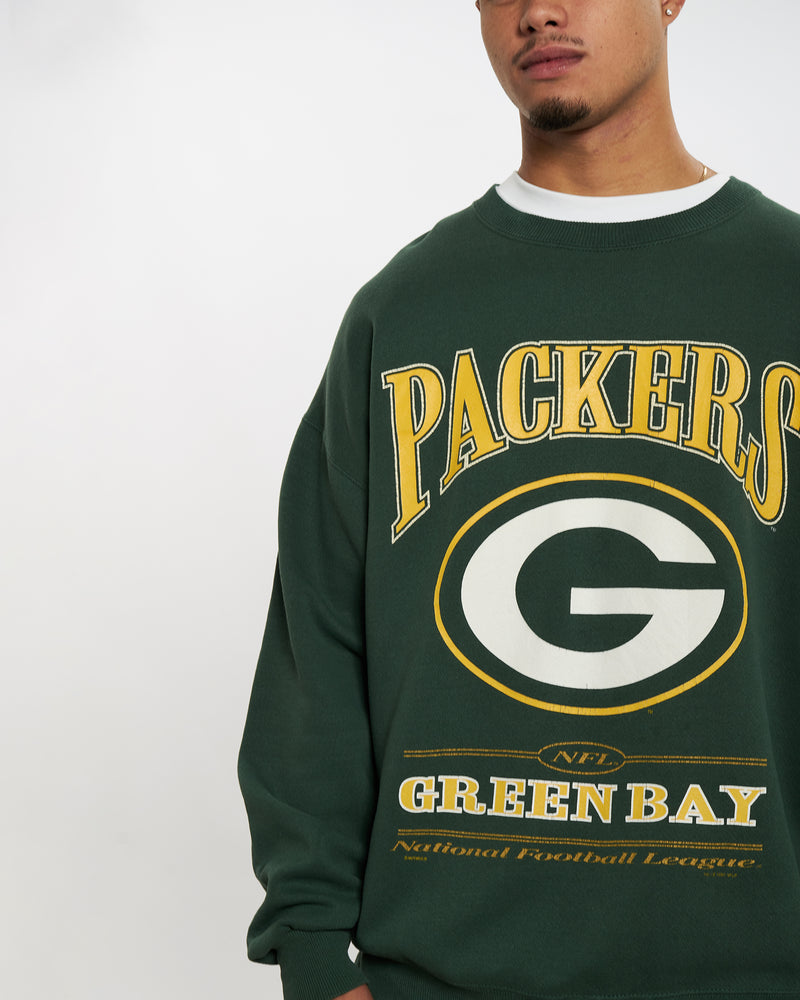 Vintage 1997 NFL Green Bay Packers Sweatshirt <br>XL , The Real Deal , newtown, sydney, australia, thrift store, opshop, preloved, secondhand, sustainable, retro, antique, 70s, 80s, 90s, 2000s, 00s, fashion, clothing, streetwear, trendy, garment, style, boutique, store, shop, archive, sale, cheap, best, top