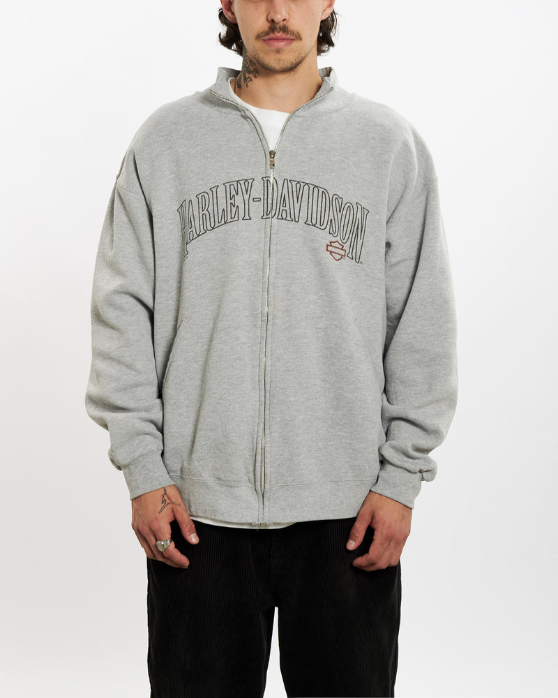 Vintage Harley Davidson Full Zip Sweatshirt <br>L , The Real Deal , newtown, sydney, australia, thrift store, opshop, preloved, secondhand, sustainable, retro, antique, 70s, 80s, 90s, 2000s, 00s, fashion, clothing, streetwear, trendy, garment, style, boutique, store, shop, archive, sale, cheap, best, top