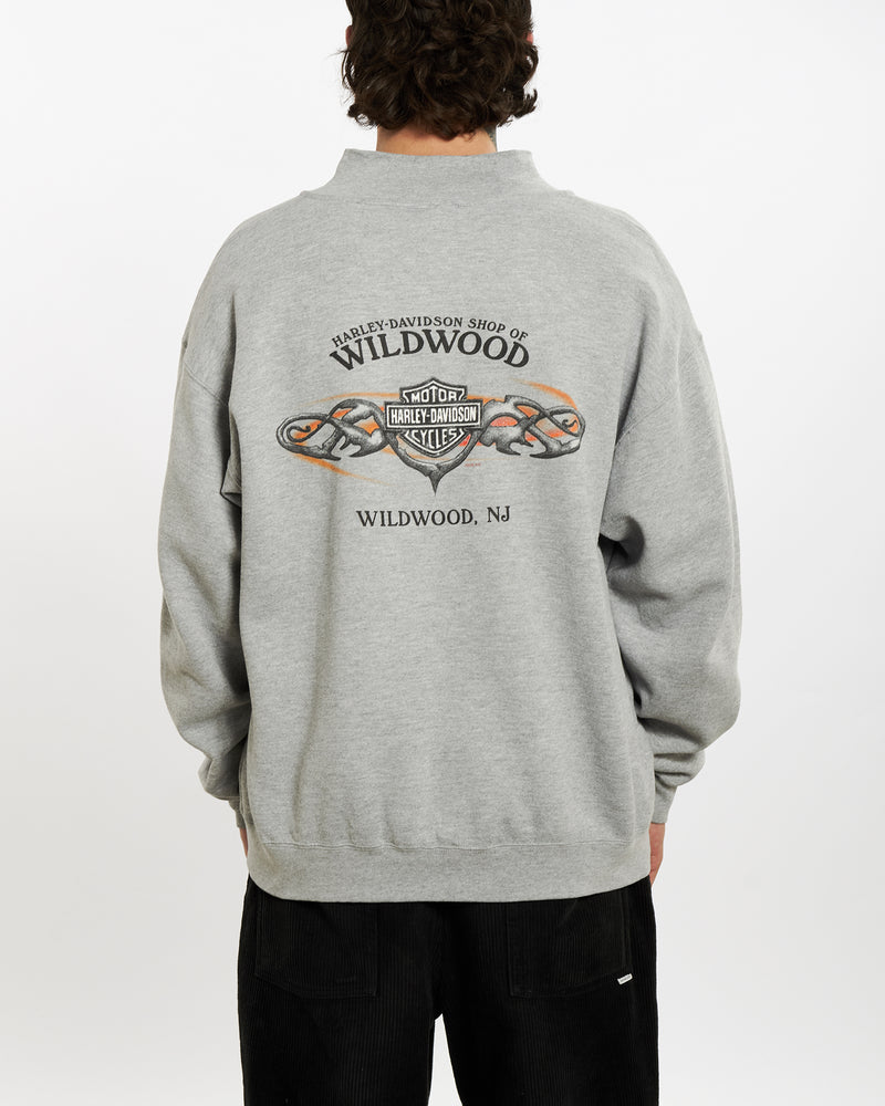 Vintage Harley Davidson Full Zip Sweatshirt <br>L , The Real Deal , newtown, sydney, australia, thrift store, opshop, preloved, secondhand, sustainable, retro, antique, 70s, 80s, 90s, 2000s, 00s, fashion, clothing, streetwear, trendy, garment, style, boutique, store, shop, archive, sale, cheap, best, top