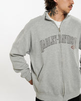 Vintage Harley Davidson Full Zip Sweatshirt <br>L , The Real Deal , newtown, sydney, australia, thrift store, opshop, preloved, secondhand, sustainable, retro, antique, 70s, 80s, 90s, 2000s, 00s, fashion, clothing, streetwear, trendy, garment, style, boutique, store, shop, archive, sale, cheap, best, top