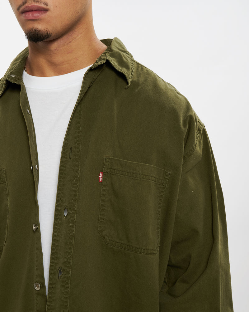 Vintage Levis Denim Button Up Shirt <br>XXL , The Real Deal , newtown, sydney, australia, thrift store, opshop, preloved, secondhand, sustainable, retro, antique, 70s, 80s, 90s, 2000s, 00s, fashion, clothing, streetwear, trendy, garment, style, boutique, store, shop, archive, sale, cheap, best, top