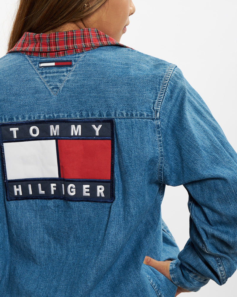 90s Tommy Hilfiger Denim Button Up <br>XS