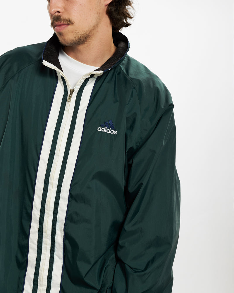 Vintage 90s Adidas Spray Jacket <br>L , The Real Deal , newtown, sydney, australia, thrift store, opshop, preloved, secondhand, sustainable, retro, antique, 70s, 80s, 90s, 2000s, 00s, fashion, clothing, streetwear, trendy, garment, style, boutique, store, shop, archive, sale, cheap, best, top