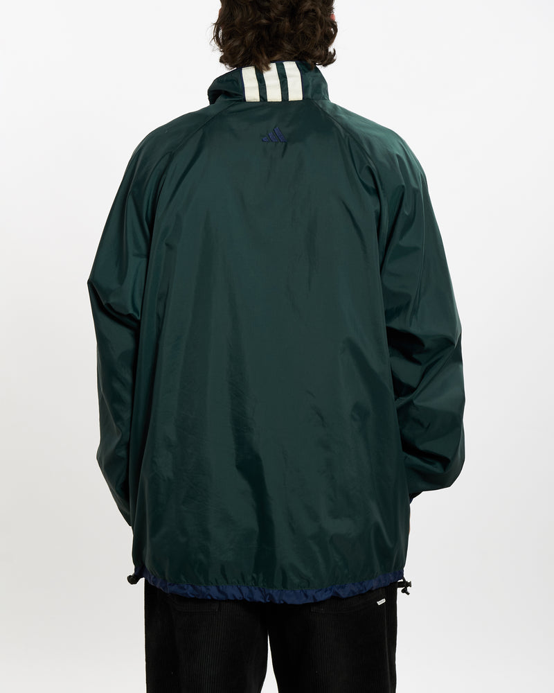 Vintage 90s Adidas Spray Jacket <br>L , The Real Deal , newtown, sydney, australia, thrift store, opshop, preloved, secondhand, sustainable, retro, antique, 70s, 80s, 90s, 2000s, 00s, fashion, clothing, streetwear, trendy, garment, style, boutique, store, shop, archive, sale, cheap, best, top